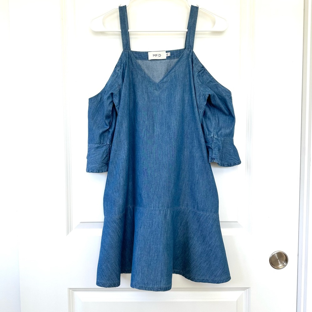 MinkPink Revolve Denim Dress - Picture 1 of 11